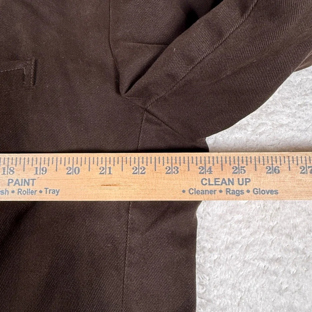 VTG Old Navy Classic Tailored Mens L Brown Nylon Heavy Thick Blazer 335697-00-2